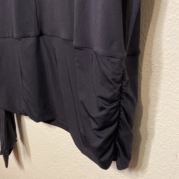 Michael Kors Iconic Side Tie Dress Swim Cover up Medium Black - Picture 4 of 7